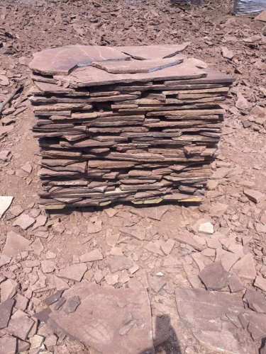 Плитняк лемезит бордовый для цоколя 1,5-2 см купить в Республике Алтай