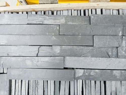 Плитка чёрная из натурального камня фасадная 30 см * 5 см, толщина 7 мм -30 мм купить в Республике Алтай