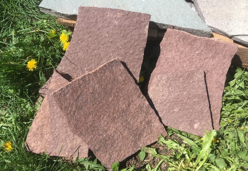 Плитняк лемезит бордовый для цоколя 1,5-2 см купить в Республике Алтай