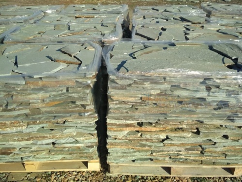 Плитняк златолит зелёный для цоколя, отмостки купить в Республике Алтай