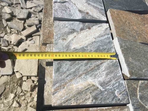 Плитка пилёная златолит Уральский для цоколя, отмостки купить в Республике Алтай